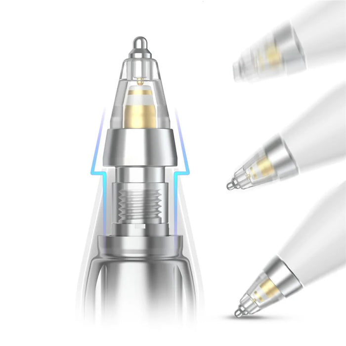 AHASTYLE WG155 2Pcs Wear Resistant Tips for Apple Pencil Pro  /  Pencil (USB-C)  /  2nd  /  1st Generation Replacement Nibs - 2