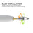 AHASTYLE WG155 2Pcs Wear Resistant Tips for Apple Pencil Pro  /  Pencil (USB-C)  /  2nd  /  1st Generation Replacement Nibs - 4