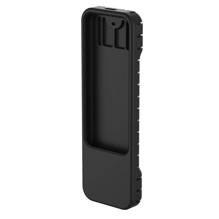 Grid Pattern Anti-slip Silicone Shockproof Case for Apple TV 4K 5th/4th Gen Remote Controller - Black - 3