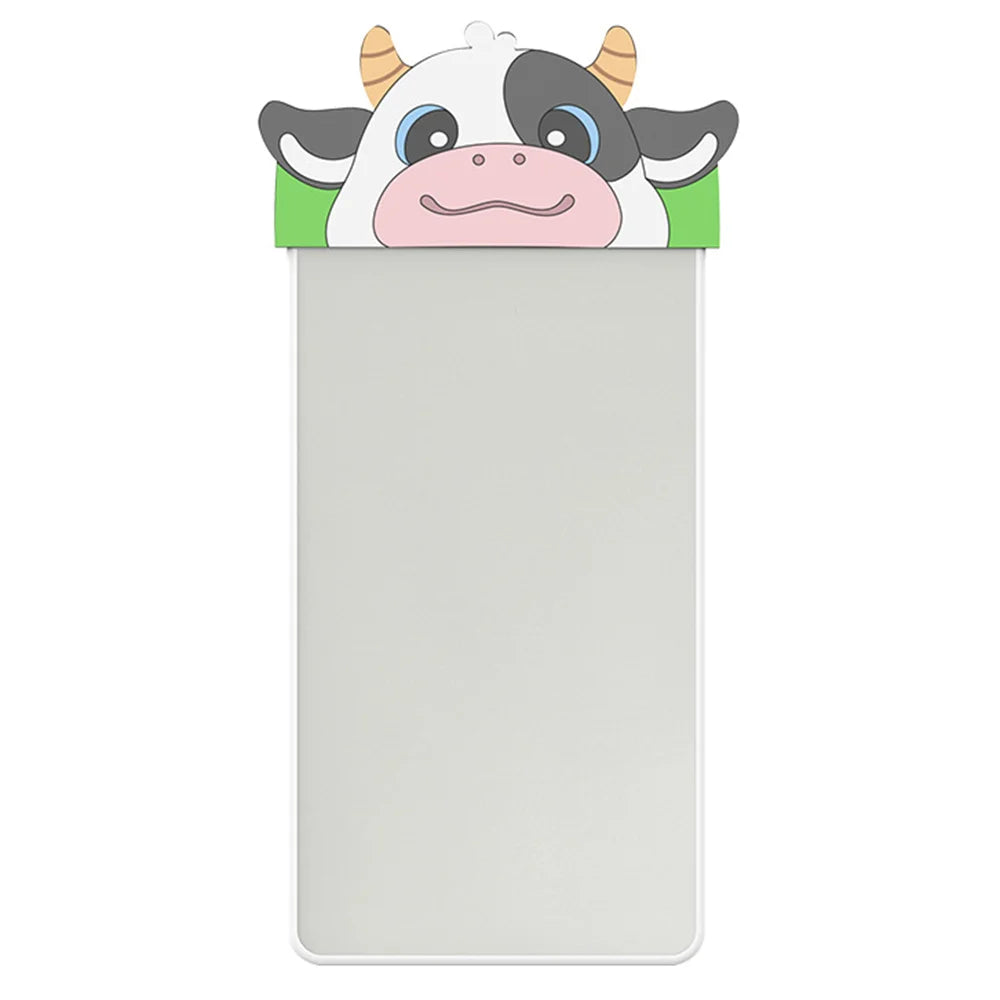 5.5 Inch Cartoon Design Ink Free Drawing Board Magnetic Erasable Whiteboard for Kids Gift - Cow - 1