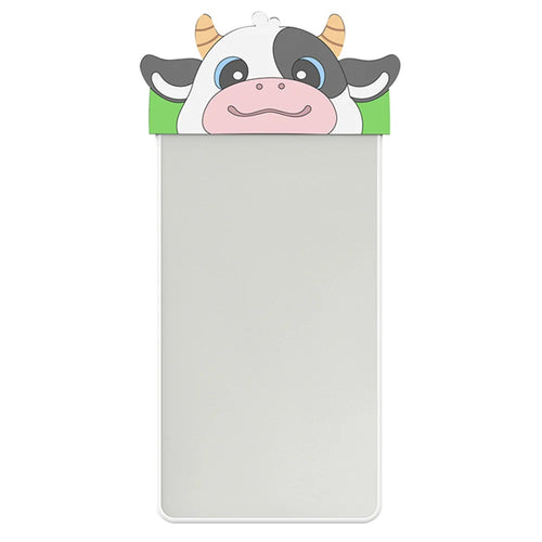 5.5 Inch Cartoon Design Ink Free Drawing Board Magnetic Erasable Whiteboard for Kids Gift - Cow - 1