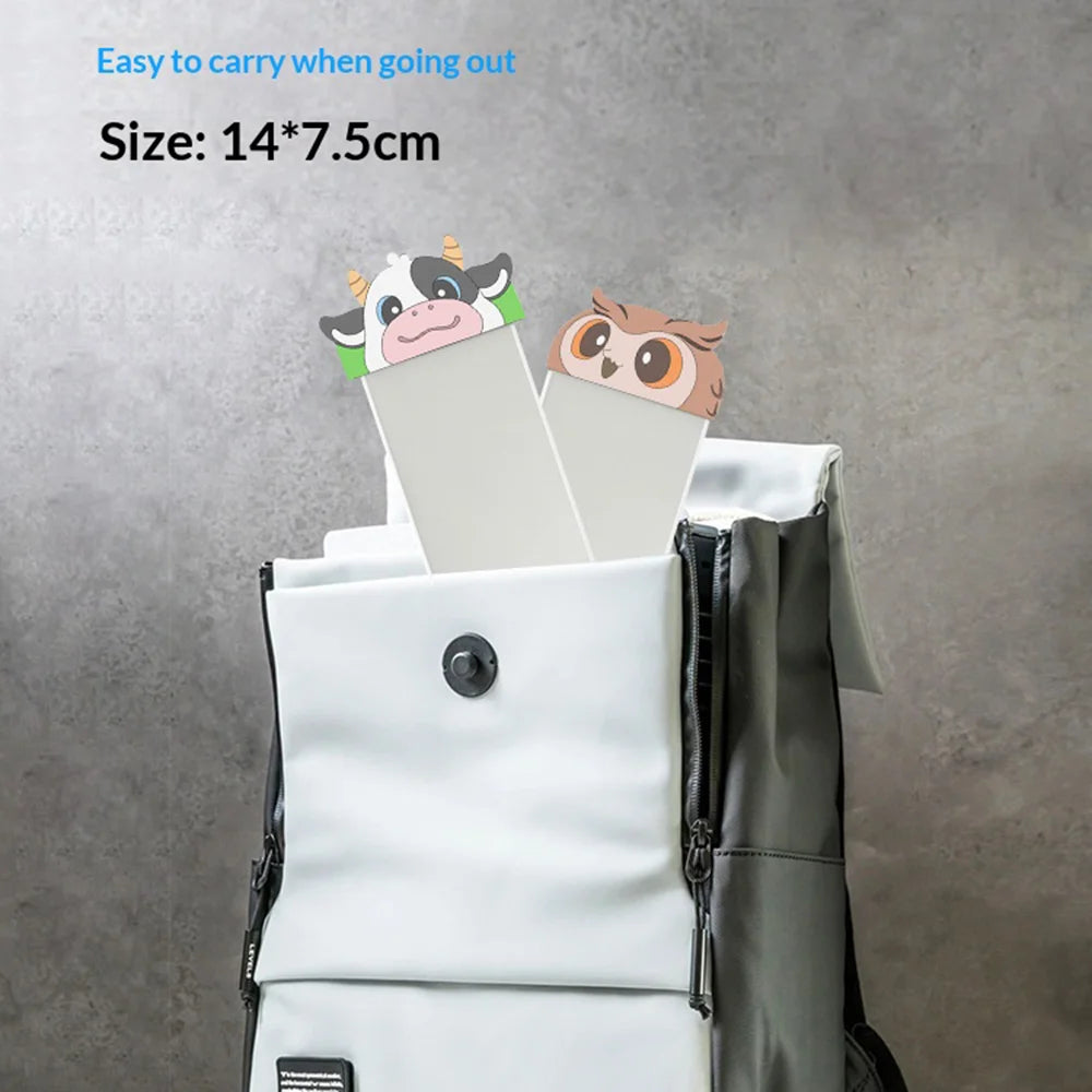 5.5 Inch Cartoon Design Ink Free Drawing Board Magnetic Erasable Whiteboard for Kids Gift - Cow - 6