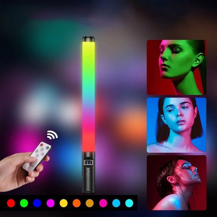 RGB LED Photography Light Stick 13 Scene Effects Handheld Video Lighting Wand for Studio Shooting - 4