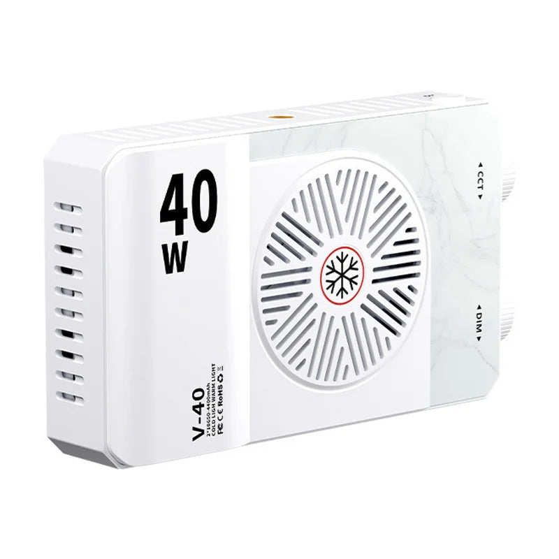 40W RGB Full Color Portable Photography Light for Smartphone Live Streaming LED Video Light - 1