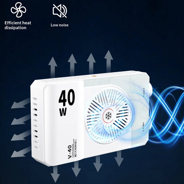 40W RGB Full Color Portable Photography Light for Smartphone Live Streaming LED Video Light - 7