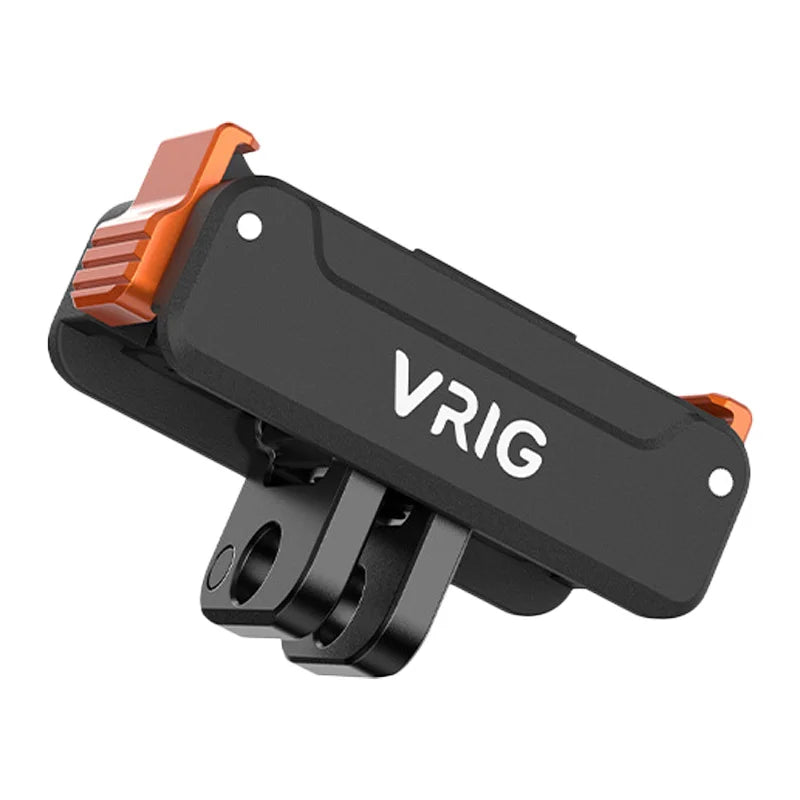 VRIG Magnetic Quick Release Mount for DJI Osmo Action 5 Pro/4/3 Camera with 1/4 Inch and GoPro Interface - 1