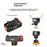 VRIG Magnetic Quick Release Mount for DJI Osmo Action 5 Pro/4/3 Camera with 1/4 Inch and GoPro Interface - 4