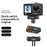 VRIG Magnetic Mount Base for DJI Osmo Action 5 Pro/4/3 Camera Quick Release Mount Holder - For GoPro Mount - 3