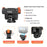 VRIG Magnetic Adapter for DJI Osmo 360/Action 5 Pro/4/3 Action Camera Quick Release Dual Lock Mount Base - 6