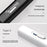WUSHANG USB Rechargeable Handheld Mini Nail Lamp Portable Gel Polish Curing Light with Timer UV LED Nail Dryer - White - 3