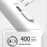 WUSHANG USB Rechargeable Handheld Mini Nail Lamp Portable Gel Polish Curing Light with Timer UV LED Nail Dryer - White - 5