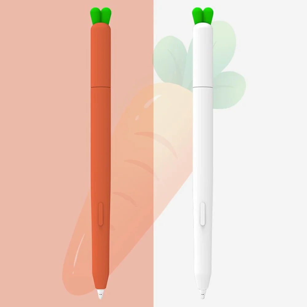 LOVE MEI For Samsung Galaxy Tab S11 / S11 Ultra S Pen Sleeve Carrot-Shaped Stylus Protective Case - Orange - 6