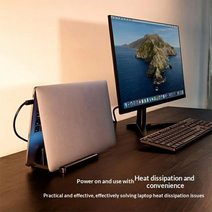 VAYDEER SZ2S011 Vertical Laptop Stand Holder Single Slot Notebook Desktop Organizer - 2
