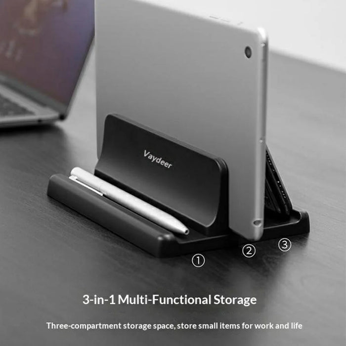VAYDEER SZ2S011 Vertical Laptop Stand Holder Single Slot Notebook Desktop Organizer - 4