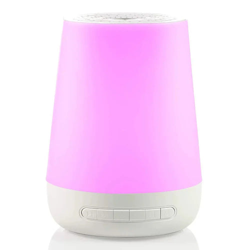 085 2 in 1 White Noise Sound Machine Touch Control Colorful Night Light Sleep Aid with Timer Function - 1