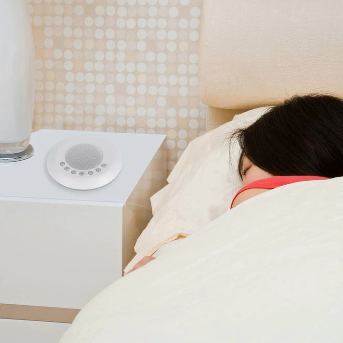 081 Portable White Noise Baby Sleep Machine 28 Soothing Sounds with Colorful Breathing Light and Timer Function - 6