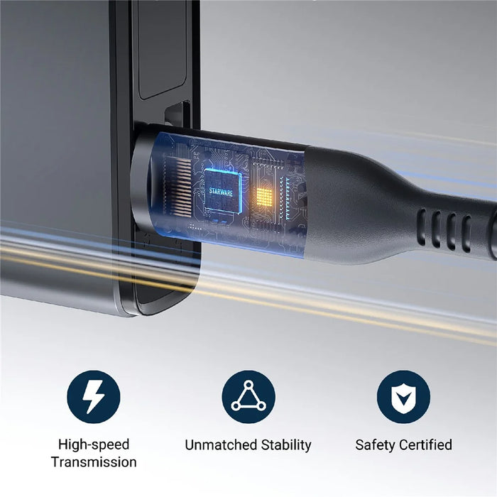STARWARE 5m Cable for Starlink Mini , USB-C to DC Fast Charging Waterproof Cord - 5
