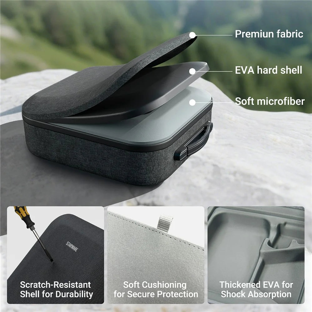 STARWARE Storage Bag for Starlink Mini Kit Accessories Outdoor Travel Carrying Case - Black - 4
