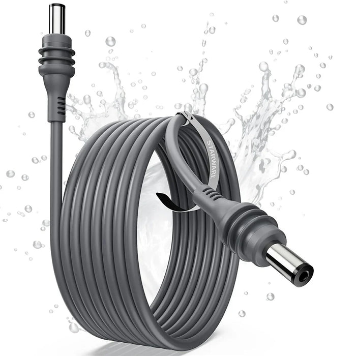 STARWARE M59-3 3m DC Extension Cable for Starlink Mini , Waterproof Outdoor Power Cord - 1
