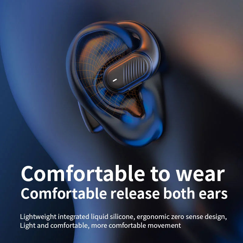 LX-09 Earhook Bluetooth-compatible Earbud for Outdoor Sports Single Ear Earbud with Noise Cancelling Mic - Black - 7