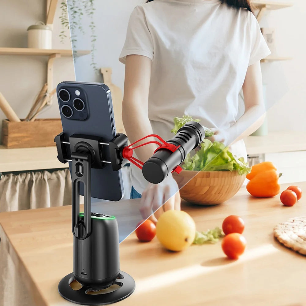 CYKE P05 Intelligent AI Face Tracking Gimbal 360 Degree Auto Rotation Mobile Phone Stand Stabilizer - Standard Version - 6