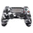 For Sony PS4 Ergonomic Game Controller Bluetooth-compatible Wireless Gamepad with Vibration Function - Grey+White Camouflage - 1