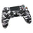 For Sony PS4 Ergonomic Game Controller Bluetooth-compatible Wireless Gamepad with Vibration Function - Grey+White Camouflage - 3