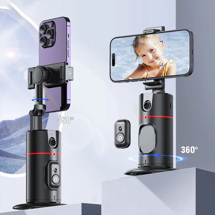 CYKE P02 3-axis Smartphone Gimbal Smart Face Tracking Foldable Phone Stand Stabilizer - Standard Version - 3