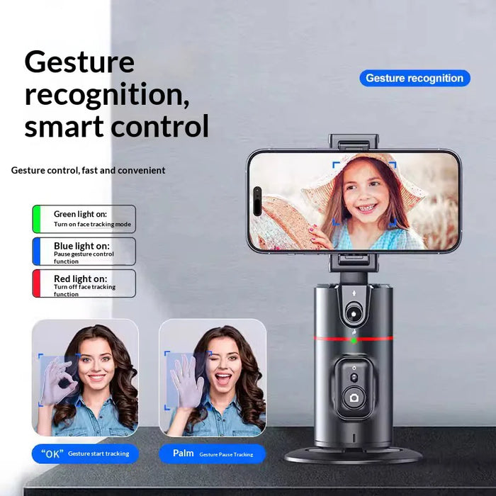 CYKE P02 3-axis Smartphone Gimbal Smart Face Tracking Foldable Phone Stand Stabilizer - Standard Version - 4