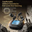LX-80 Ear-hook Bluetooth-compatible Earbuds with Full Color Touch Screen Charging Case Noise Cancellation Sports Earbuds - Black - 4