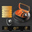 X5 Bluetooth-compatible Open-Ear Sports Earbuds IPX5 Waterproof ENC Noise Cancellation Hook Earbuds - Black+Orange - 2