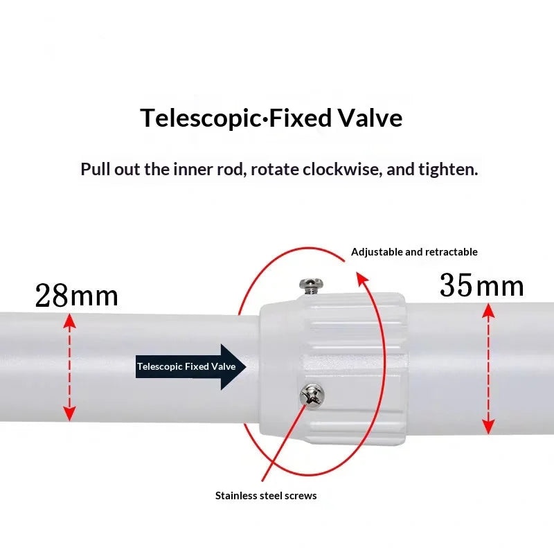 U Shape Aluminum Alloy CCTV Camera Mount with Telescopic Arm Outdoor Universal Hanging Bracket - JD/5012L - 2