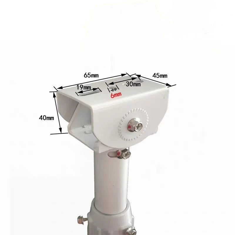 U Shape Aluminum Alloy CCTV Camera Mount with Telescopic Arm Outdoor Universal Hanging Bracket - JD/5012L - 4