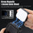 STARTRC Adjustable Color Temperature Quick Release Magnetic Square LED Fill Light for Action Cameras - Black - 4