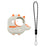 STARTRC For Insta360 Go Ultra Camera Case Cartoon Dinosaur Silicone Protective Cover with Anti-lost Lanyard - White+Orange - 1