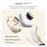 STARTRC For Insta360 Go Ultra Camera Case Cartoon Dinosaur Silicone Protective Cover with Anti-lost Lanyard - White+Orange - 5