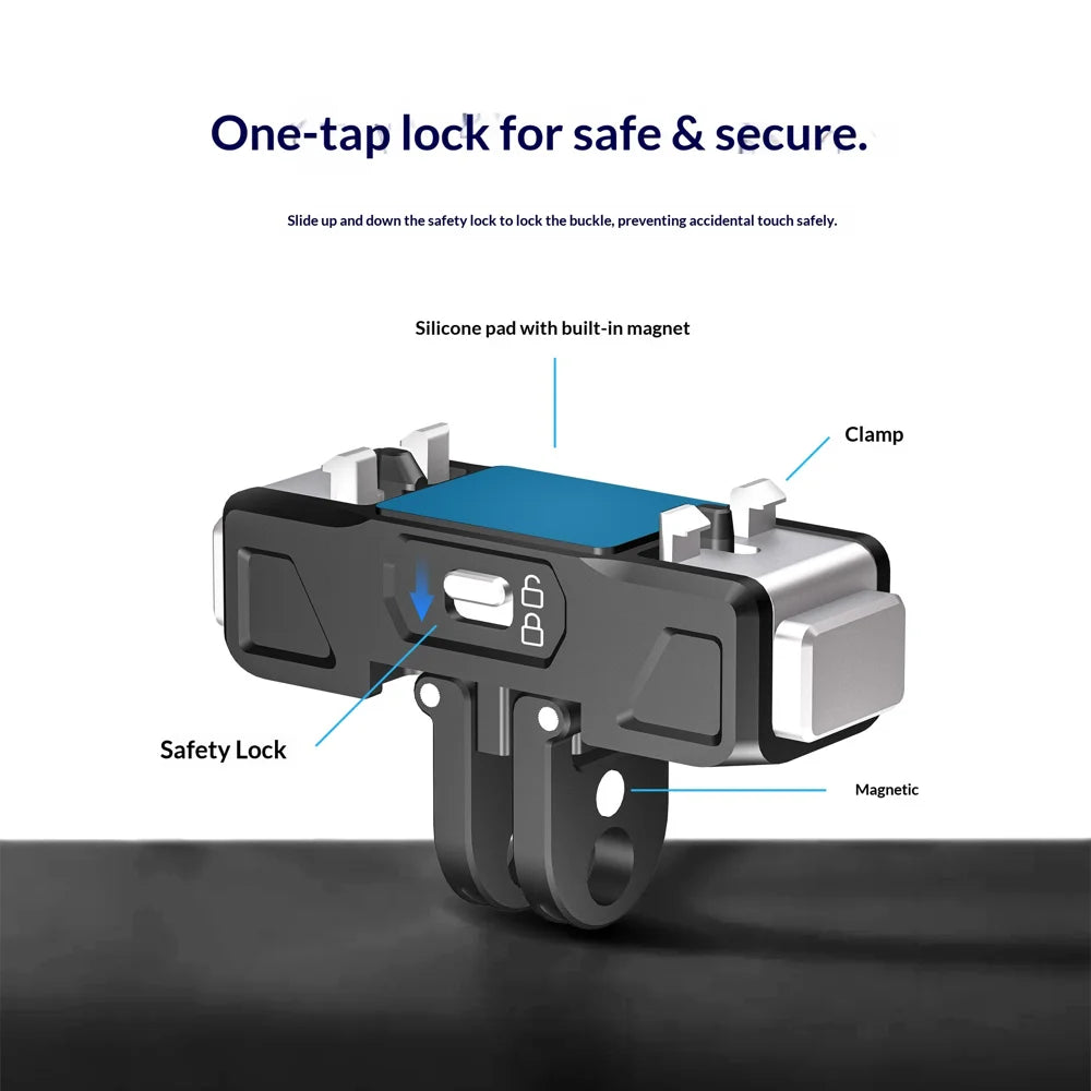 STARTRC Camera Base for Insta360 Ace Pro 2/Ace Pro/X5 Magnetic Quick Release Mount Expansion Accessory - 4