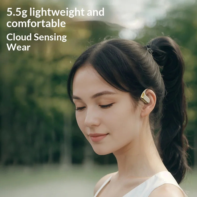 Q11 Wireless Bluetooth-compatible Earbuds OWS ENC Noise Cancelling Surround Sound Earbuds for Sports - Black - 3