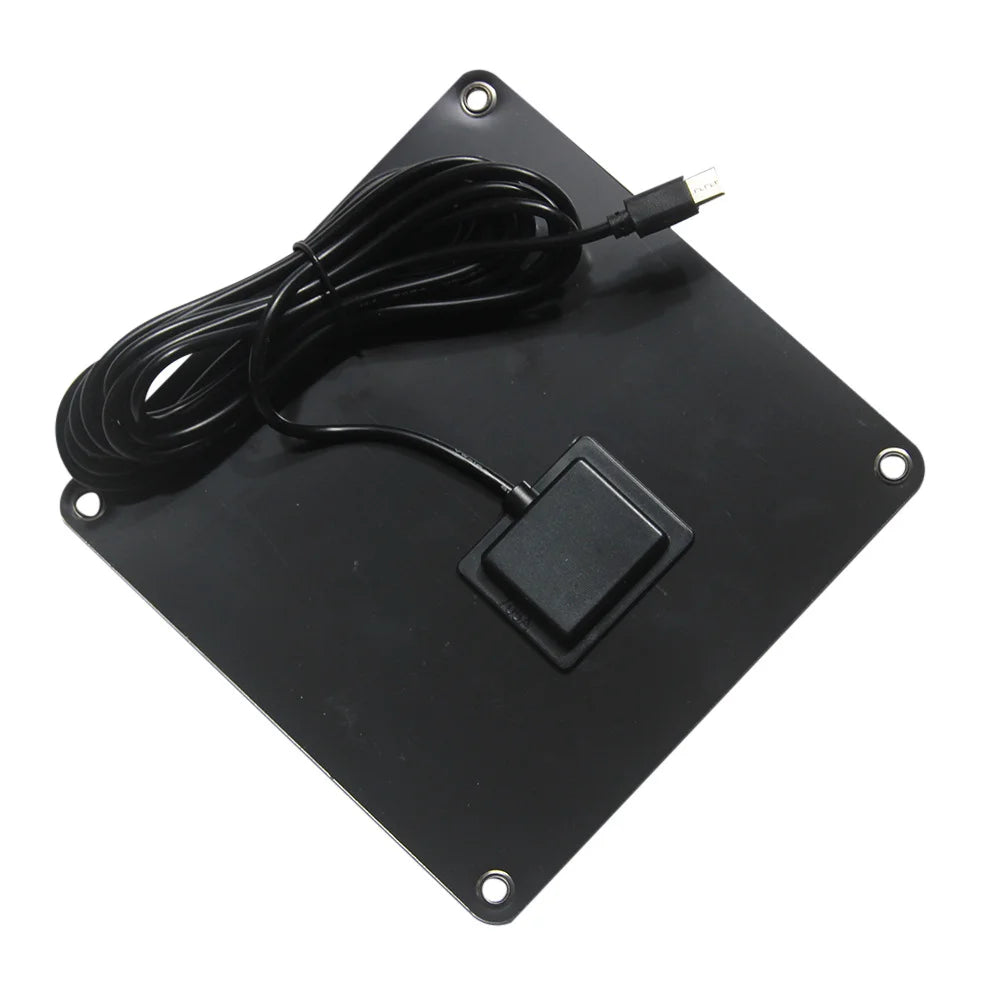 4W 12V Monocrystalline Silicon Solar Panel with Type-C Interface for Outdoor Garden Light / Security Camera Charging Board - 150 X 150mm - 5