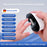 Electric Nail Trimmer for Adults Children 3 Gears Adjustable USB Rechargeable Automatic Nail Clipper - White - 4