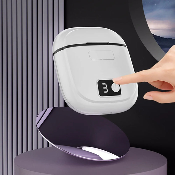 Electric Nail Trimmer for Adults Children 3 Gears Adjustable USB Rechargeable Automatic Nail Clipper - White - 6