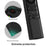 SIKAI 044A007B167 Shockproof Cover For Samsung BN59 TM2360E Remote Control Silicone Protective Case - Black - 5