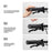 ROCKBROS G326PL Bike Handlebar Grips Shock Absorbing Lock-On Handle Grips for Mountain Road Bicycle - Black - 7
