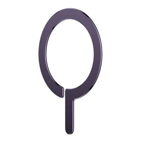 Metal Magnetic Ring Compatible with MagSafe Ultra Thin Magnet Ring Sticker - Purple - 1