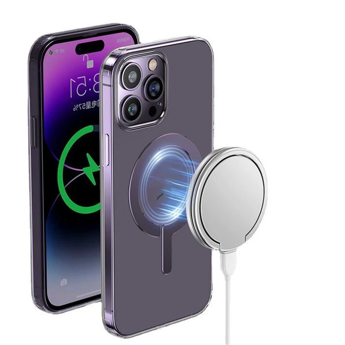 Metal Magnetic Ring Compatible with MagSafe Ultra Thin Magnet Ring Sticker - Purple - 6