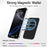 Carbon Fiber Texture Magnetic Wallet Phone Back Card Holder - Carbon Fiber Texture - 6