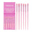 TORVIKX 6Pcs Multi-function Makeup Brushes Soft Synthetic Fiber Foundation Eyebrow Brushes Set - Pink - 1