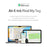 F10 Mini Locator Key Ring with 1.54 Inch E-Ink Display Bluetooth-compatible Item Finder for Luggage Keys Bags - White - 3