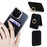 R20 Ring Holder Kickstand Magnetic Card Holder PU Leather Phone Card Slots Wallet - Black - 1