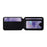 R20 Magnetic Card Holder PU Leather Phone Back Wallet Kickstand with Metal Ring Sheet - Black - 2